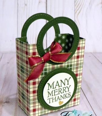 Ręczne torby na papier pakowy 157 g / m2 Promocja 4C Małe opakowanie na prezenty świąteczne