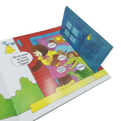 300gsm C1S Niestandardowa książka dla dzieci 4C Kolorowa tablica drukowana dla dzieci