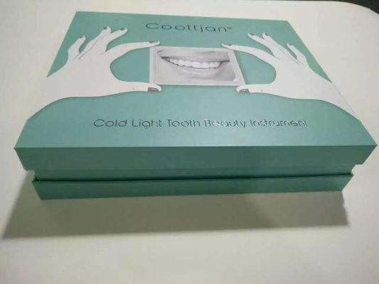Fantazyjne sztywne pudełka papierowe C2S z logo nadrukowanym prostokątnym pakietem