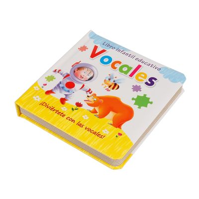 Książki do nauki dla dzieci 8X8 cali Niestandardowa tablica OEM z trwałym drukiem w pełnym kolorze